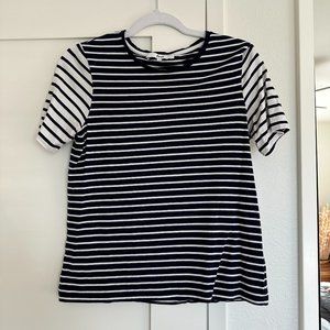 Navy Blue Striped T-Shirt